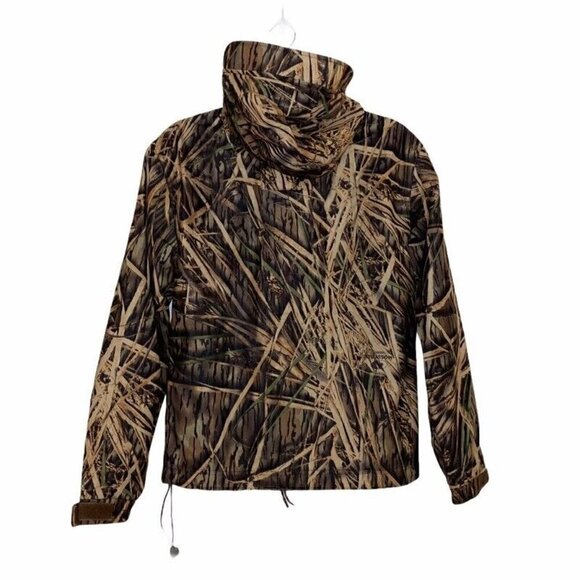 Mount'N Prairie Men's Shadow Grass Hunting Jackets Brown Camouflage Hood Small - Picture 2 of 8